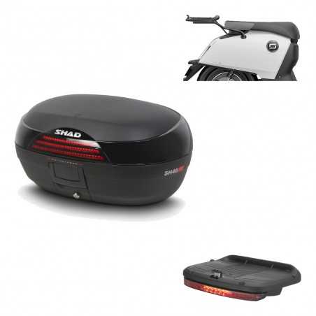 SHAD Baul trasero + herraje montaje luz de freno SH46 SH 46 NEW MODEL KIT-184650