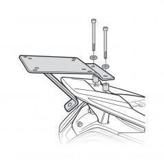 Back trunk + top small fitting + passenger support  SH34 CARBON LOOK