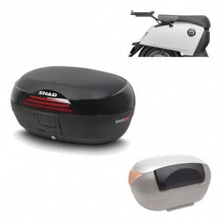 SHAD Baul trasero + herraje montaje respaldo de pasajero SH46 SH 46 NEW MODEL KIT-184653