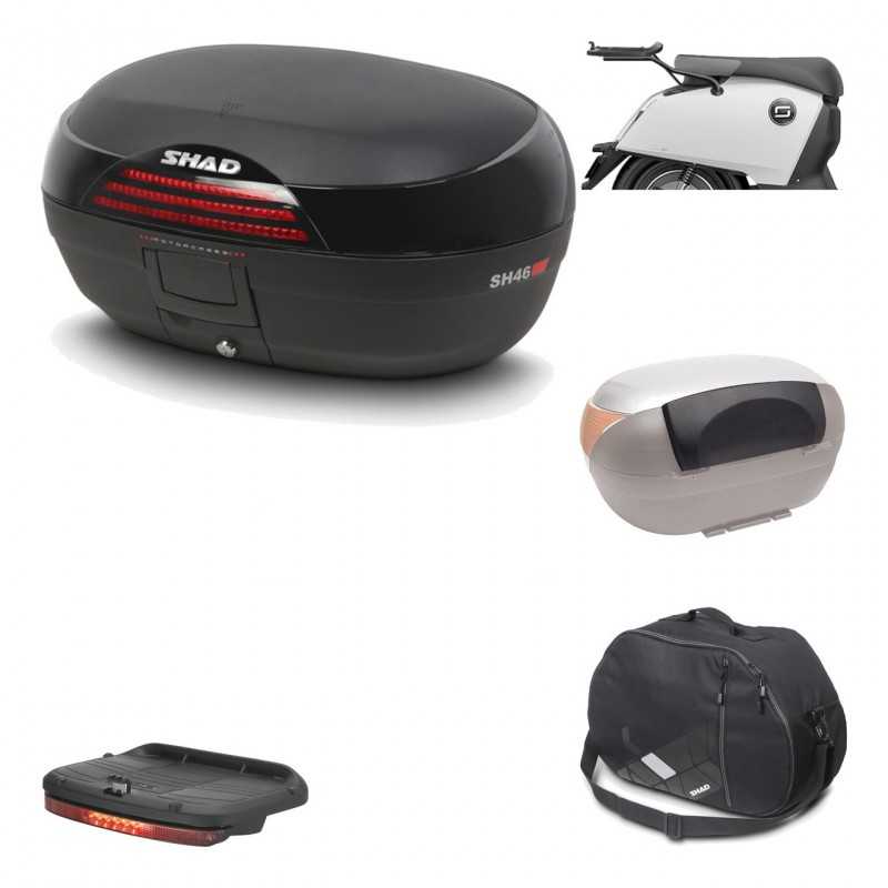 Rear trunk + mounting hardware + accessories  SH46 SH 46 NEW MODEL