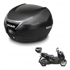 SHAD Baul trasero + herraje montaje SH34 CARBON LOOK KIT-185068