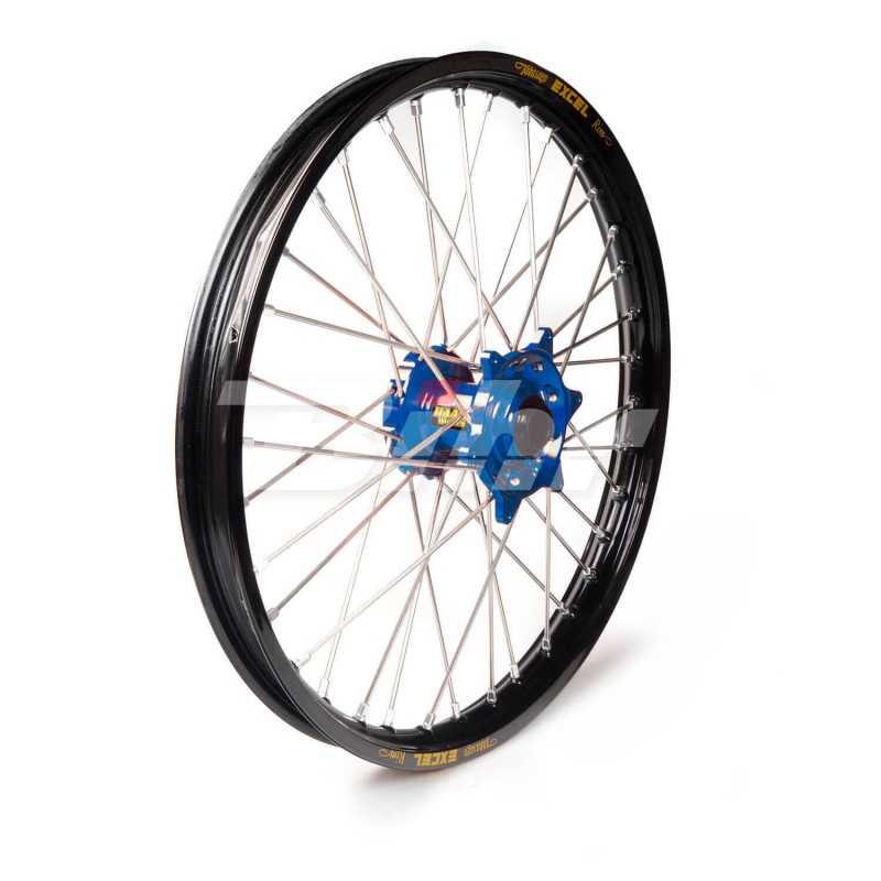 HAAN WHEELS Rueda completa aro negro 17-1,40 buje azul 1 21004/3/5 61849
