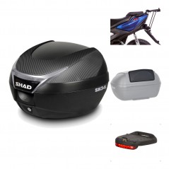Rear trunk + mounting hardware + accessories  SH34 CARBON LOOK