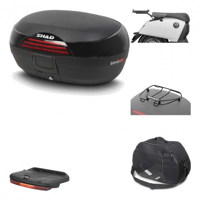 Rear trunk + mounting hardware + accessories  SH46 SH 46 NEW MODEL