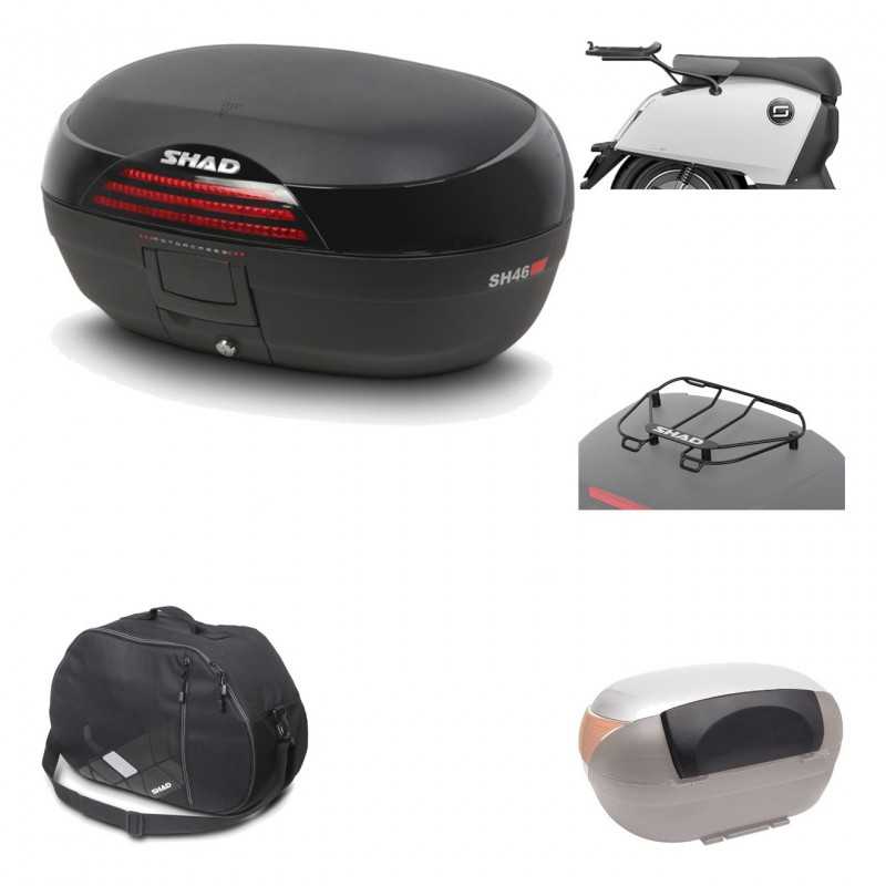 Rear trunk + mounting hardware + accessories  SH46 SH 46 NEW MODEL