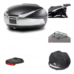 Rear trunk + mounting hardware + accessories  SH48 TITANIUM PREMIUM