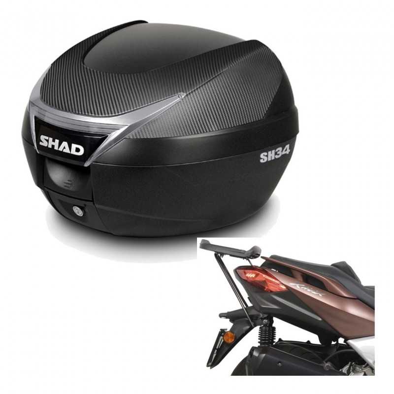 SHAD Baul trasero + herraje montaje SH34 CARBON LOOK KIT-185220
