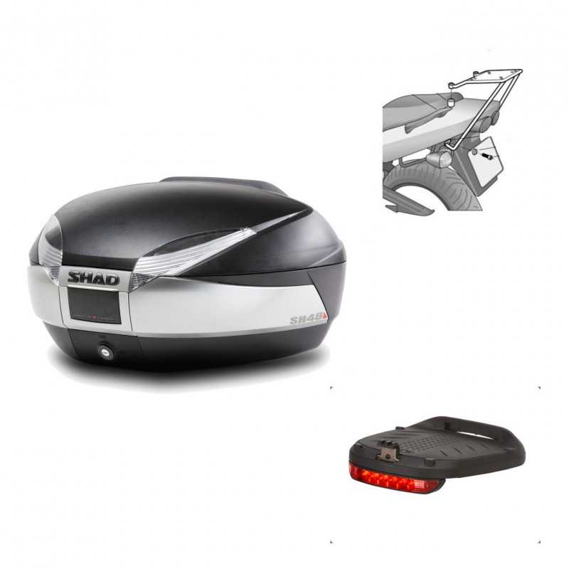 Back trunk + big top fitting + brake light  SH48 TITANIUM PREMIUM