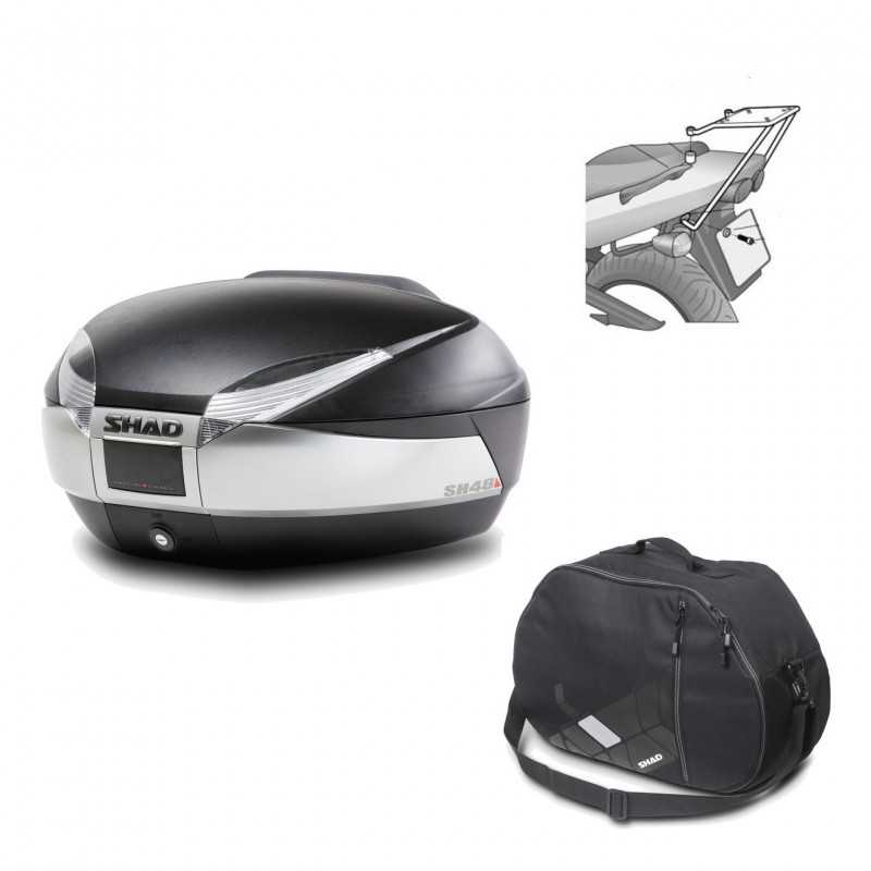 Back trunk + big top fitting + internal bag  SH48 TITANIUM PREMIUM