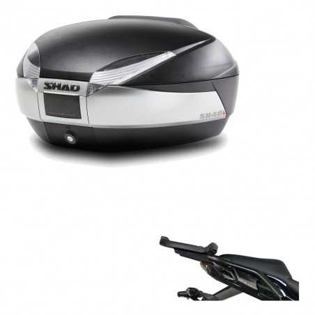 SHAD Baul trasero + herraje montaje SH48 TITANIUM PREMIUM KIT-185471