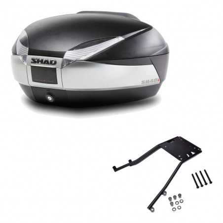 SHAD Baul trasero + herraje montaje SH48 TITANIUM PREMIUM KIT-185271