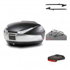 Rear trunk + mounting hardware + accessories  SH48 TITANIUM PREMIUM