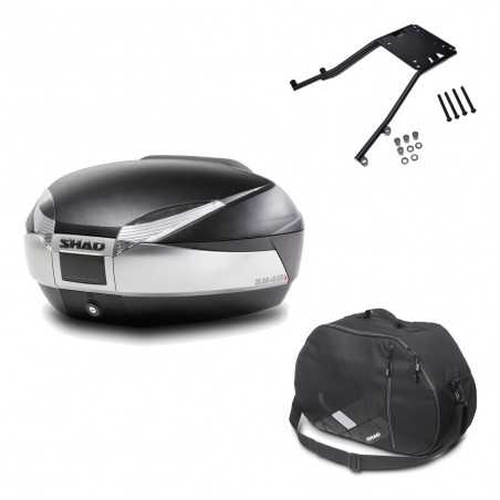 Back trunk + big top fitting + internal bag  SH48 TITANIUM PREMIUM