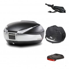 Rear trunk + mounting hardware + accessories  SH48 TITANIUM PREMIUM
