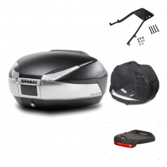 Rear trunk + mounting hardware + accessories  SH48 TITANIUM PREMIUM