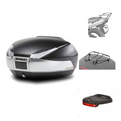 Rear trunk + mounting hardware + accessories  SH48 TITANIUM PREMIUM