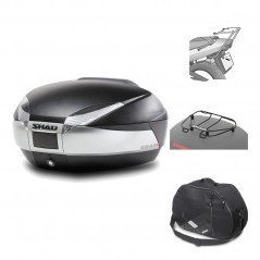 Rear trunk + mounting hardware + accessories  SH48 TITANIUM PREMIUM