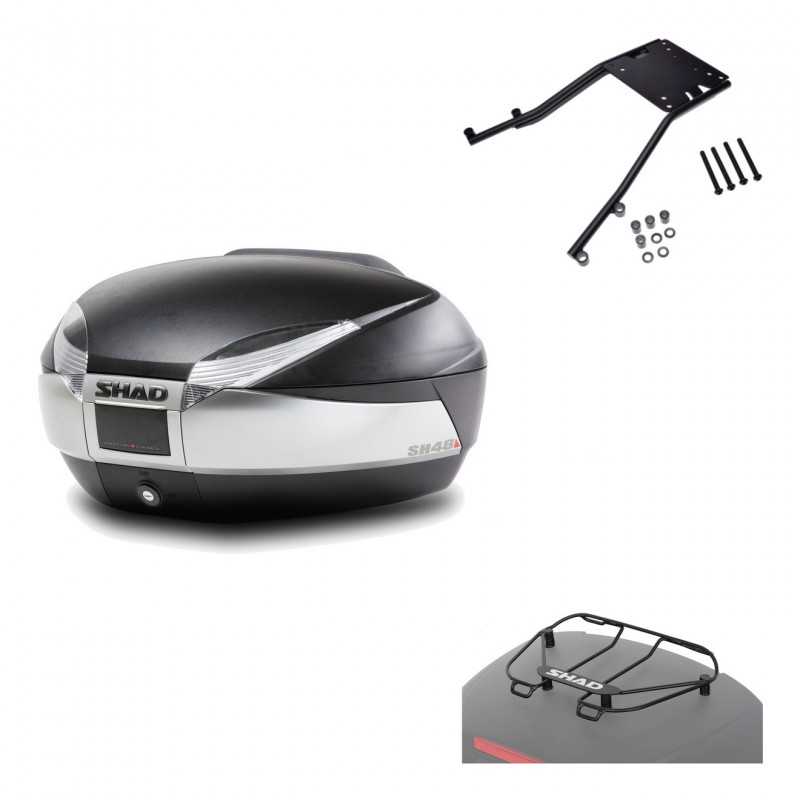 Back trunk + big top fitting + top grid rack  SH48 TITANIUM PREMIUM