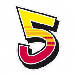 Stickers  n 5 Enko4 13,6x19 cm. 3314872E05 (2u)