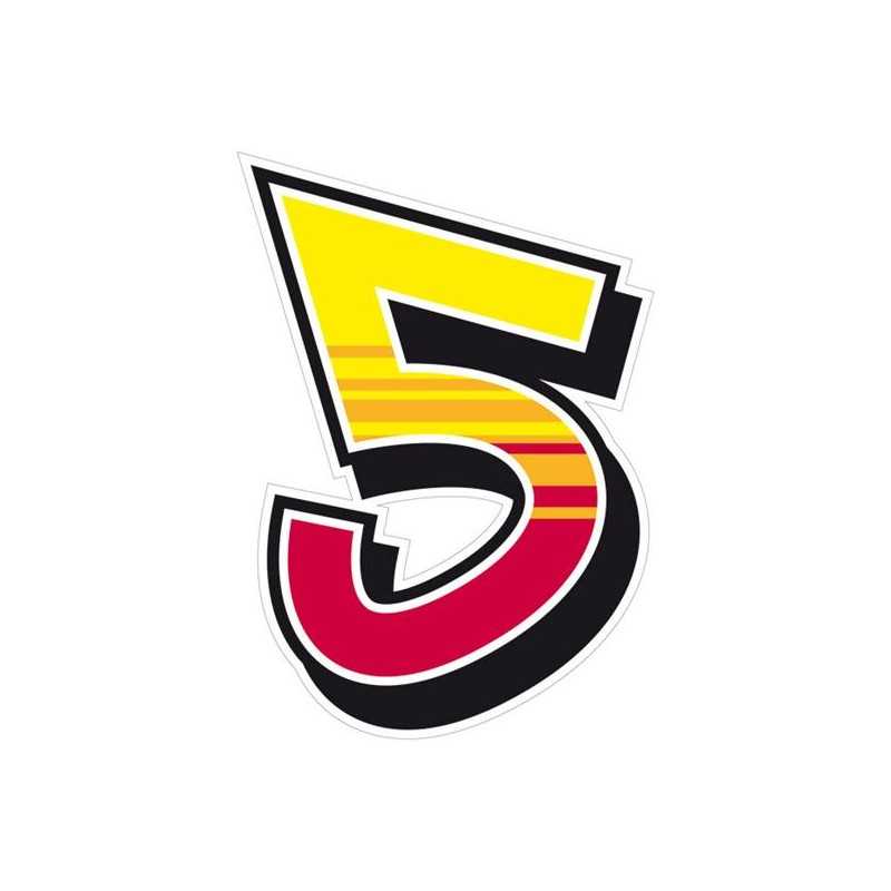 Stickers  n 5 Enko4 13,6x19 cm. 3314872E05 (2u)