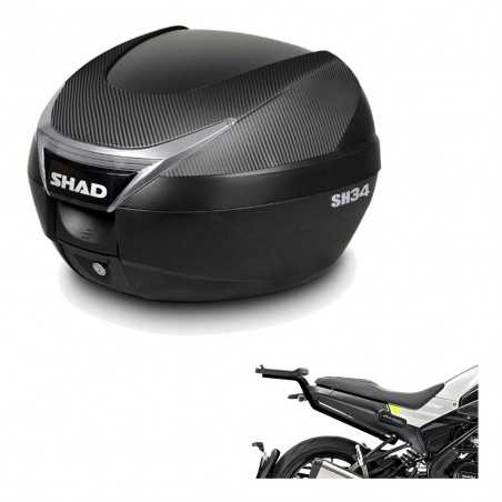 Back trunk + top small fitting  SH34 CARBON LOOK