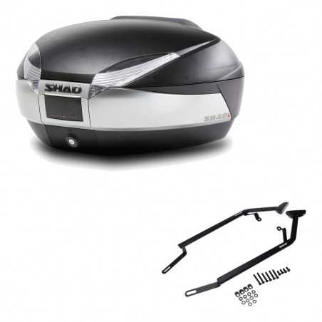 SHAD Baul trasero + herraje montaje SH48 TITANIUM PREMIUM KIT-185575