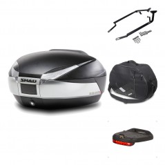 Rear trunk + mounting hardware + accessories  SH48 TITANIUM PREMIUM