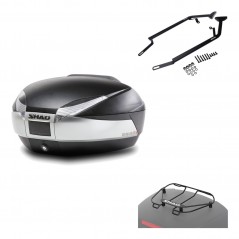Back trunk + big top fitting + top grid rack  SH48 TITANIUM PREMIUM