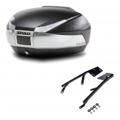 SHAD Baul trasero + herraje montaje SH48 TITANIUM PREMIUM KIT-185479