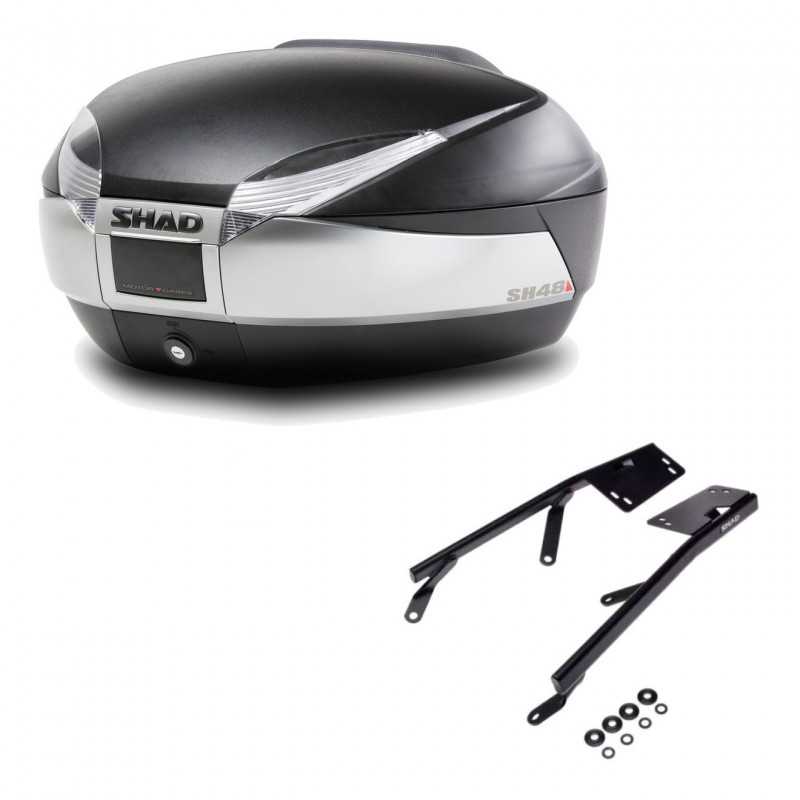 SHAD Baul trasero + herraje montaje SH48 TITANIUM PREMIUM KIT-185479
