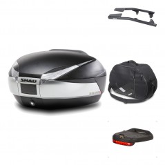 Rear trunk + mounting hardware + accessories  SH48 TITANIUM PREMIUM