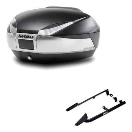 SHAD Baul trasero + herraje montaje SH48 TITANIUM PREMIUM KIT-185431