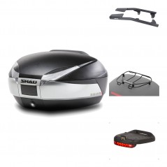 Rear trunk + mounting hardware + accessories  SH48 TITANIUM PREMIUM