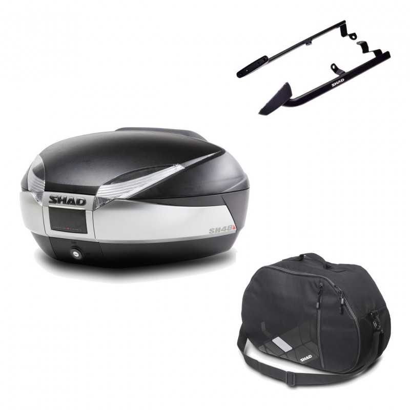 Back trunk + big top fitting + internal bag  SH48 TITANIUM PREMIUM