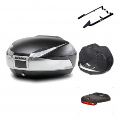 Rear trunk + mounting hardware + accessories  SH48 TITANIUM PREMIUM