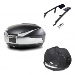 Back trunk + big top fitting + internal bag  SH48 TITANIUM PREMIUM