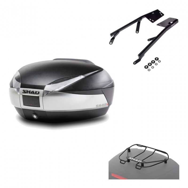 Back trunk + big top fitting + top grid rack  SH48 TITANIUM PREMIUM