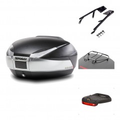 Rear trunk + mounting hardware + accessories  SH48 TITANIUM PREMIUM