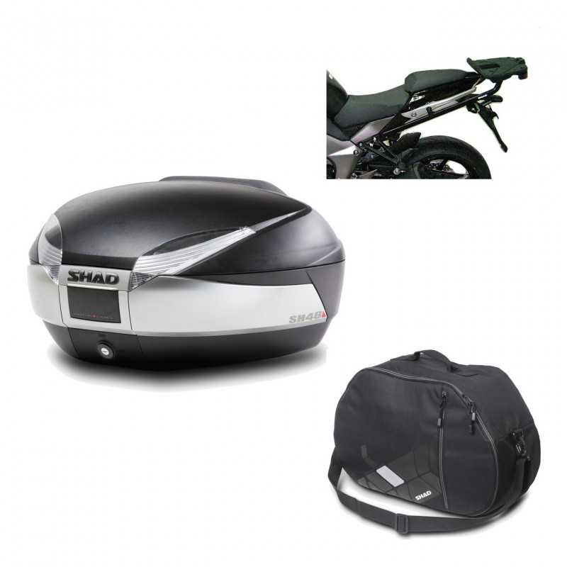 Back trunk + big top fitting + internal bag  SH48 TITANIUM PREMIUM