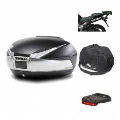 Rear trunk + mounting hardware + accessories  SH48 TITANIUM PREMIUM