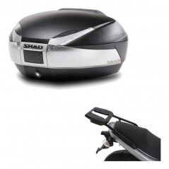 SHAD Baul trasero + herraje montaje SH48 TITANIUM PREMIUM KIT-185439