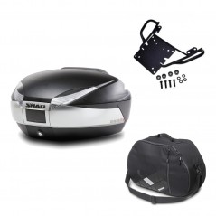 Back trunk + big top fitting + internal bag  SH48 TITANIUM PREMIUM