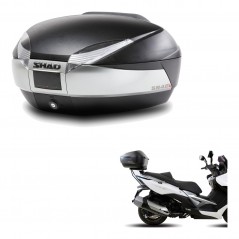 SHAD Baul trasero + herraje montaje SH48 TITANIUM PREMIUM KIT-185487