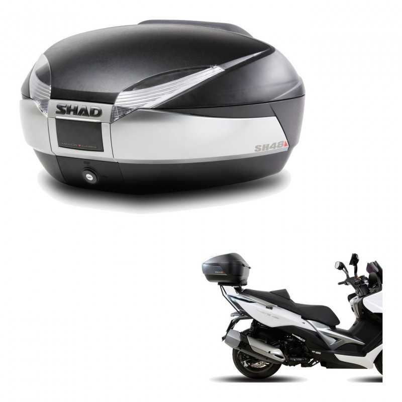 SHAD Baul trasero + herraje montaje SH48 TITANIUM PREMIUM KIT-185487