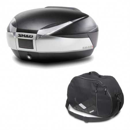 SHAD Baul trasero + bolsa interna SH48 TITANIUM PREMIUM KIT-185241