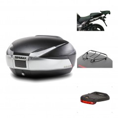 SHAD Baul trasero + herraje montaje accesorios SH48 TITANIUM PREMIUM KIT-185540