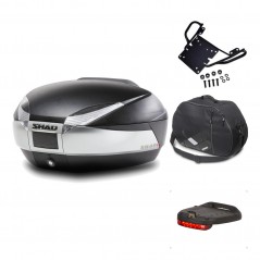 Rear trunk + mounting hardware + accessories  SH48 TITANIUM PREMIUM