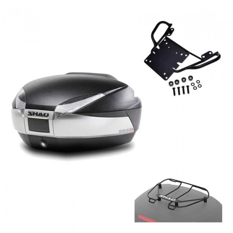 Back trunk + big top fitting + top grid rack  SH48 TITANIUM PREMIUM