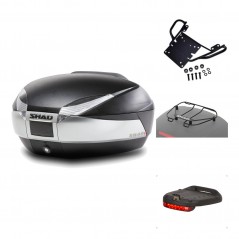 Rear trunk + mounting hardware + accessories  SH48 TITANIUM PREMIUM