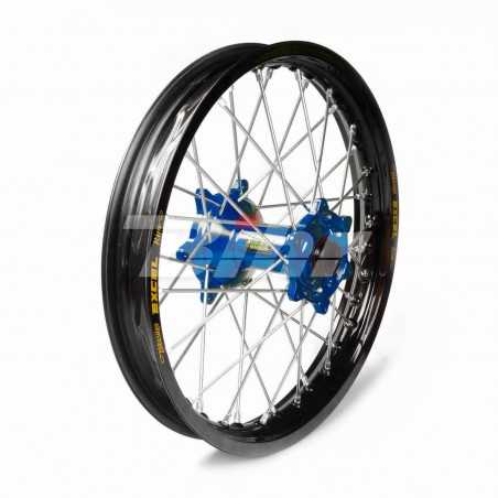 HAAN WHEELS Rueda completa aro negro 18-2,15 buje azul 1 36012/3/5 61510
